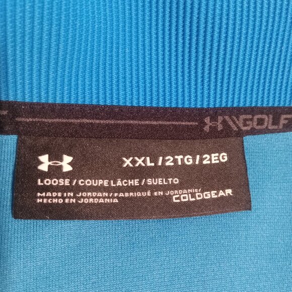 Under Armour Men's Golf Storm LS 1/4 Snap Sweater Size XXL 1329832 436 - Picture 7 of 10
